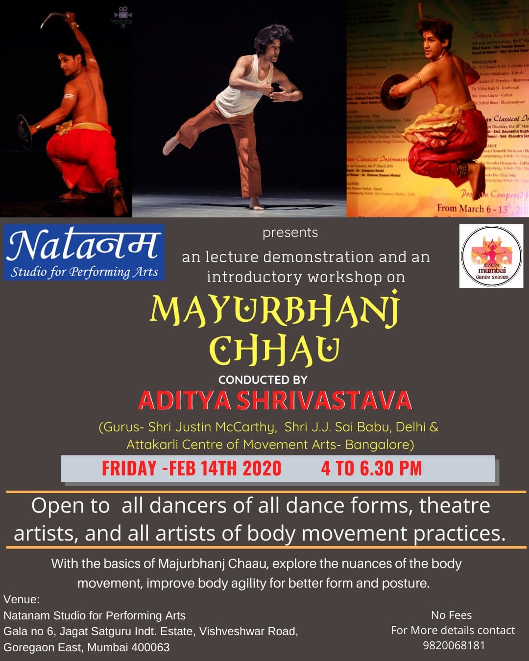 NCPA MUMBAI DANCE SEASON