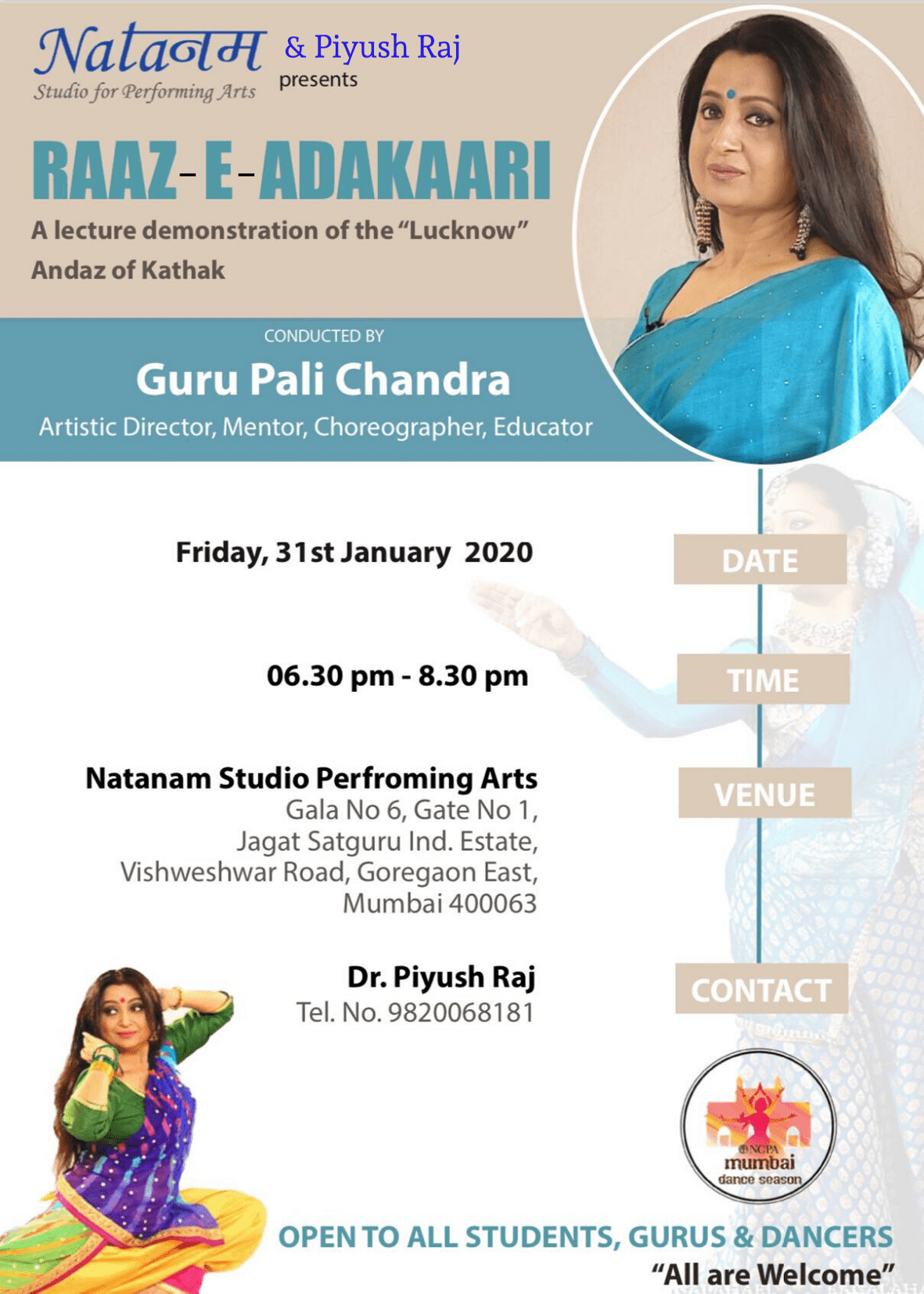 NCPA MUMBAI DANCE SEASON